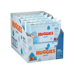 Huggies Pure Baby Wipes multipack 10 Packs of 72 Wipes