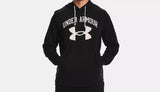 Under Armour Men’s Ua Rival Terry Big Logo Black Sports Hoodie