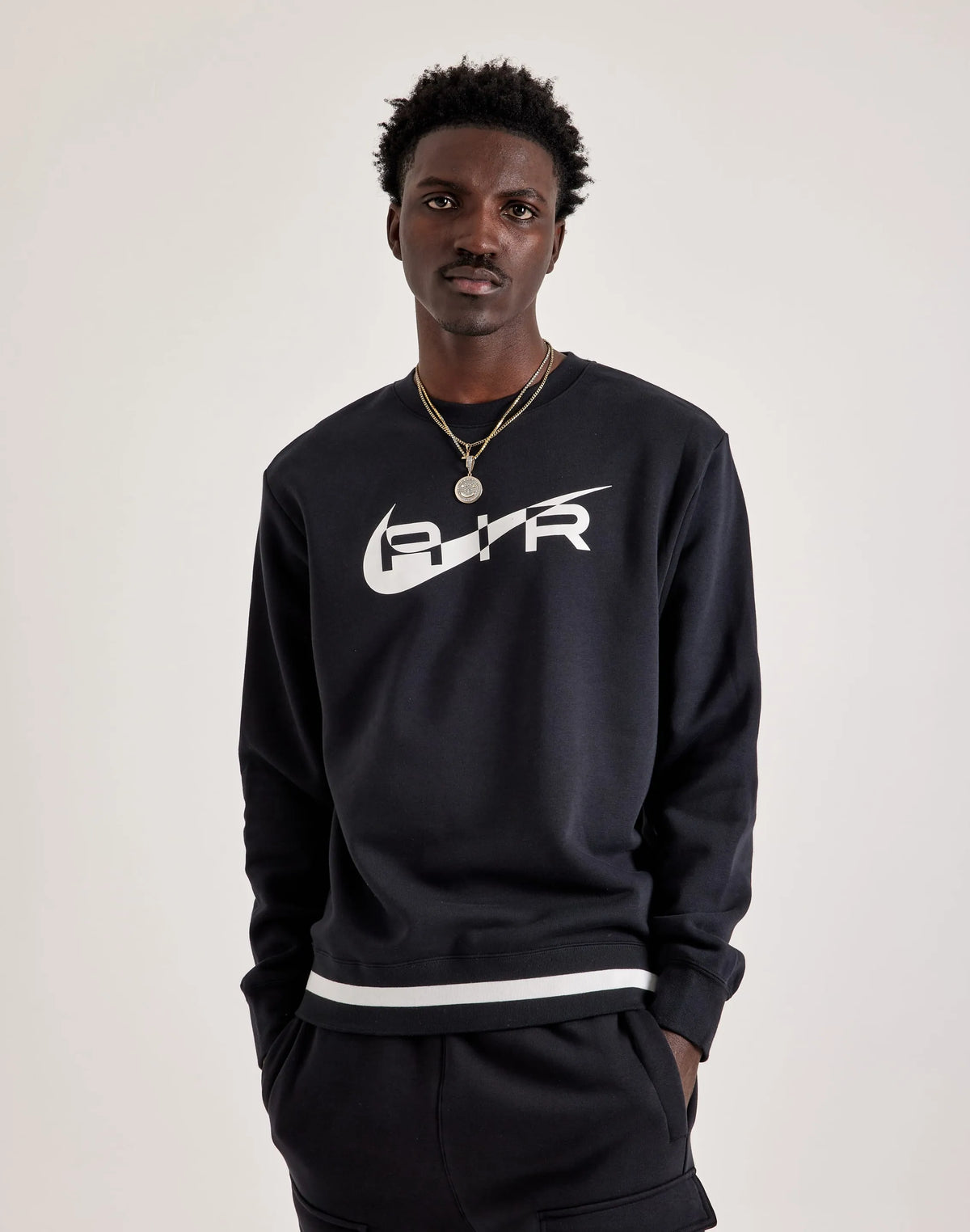 Nike Air Men’s Classic Crew Neck Fleece Sweatshirt