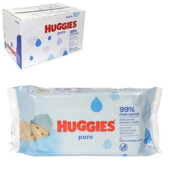 Huggies Pure Baby Wipes multipack 10 Packs of 72 Wipes