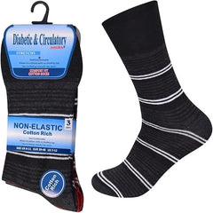 Men’s Non-Elastic Diabetic Cotton Socks