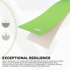 RDX GN 6mm TPE Yoga Mat