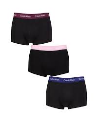 Cotton Stretch 3 Pack Low Rise Trunk, B-Grape Glimmer/Pale Orchid/Purple