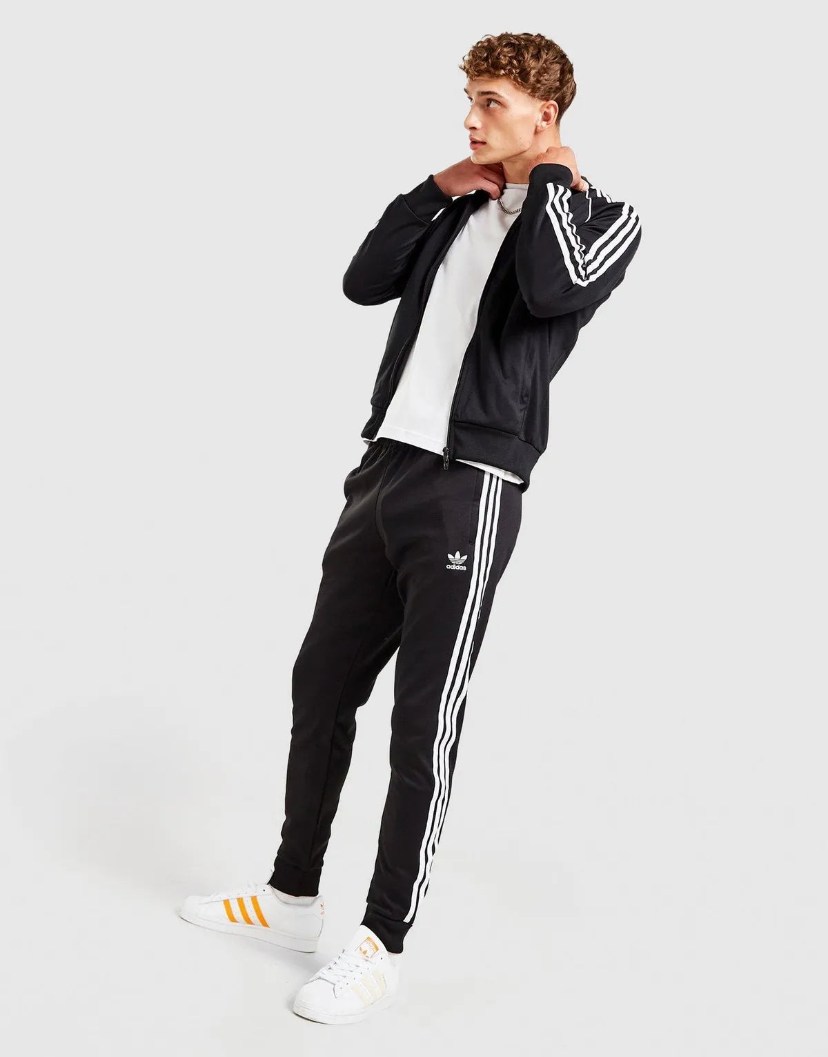 Adidas Sportswear Basic 3-Stripes Tricot Tracksuit for Men