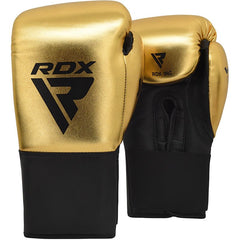 RDX J13 KIDS 8oz Golden Boxing Gloves & Pads Set