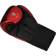 RDX J13 KIDS 8oz Red boxing gloves and focus Pads Set