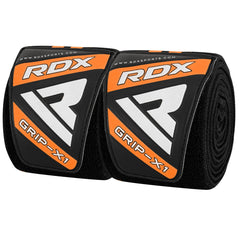 RDX K3 Elasticated Orange Knee Wraps OEKO-TEX® Standard 100 certified