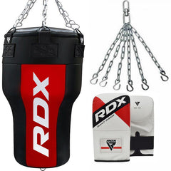 RDX AR 3-in-1 Angle Punch Bag with Gloves Set