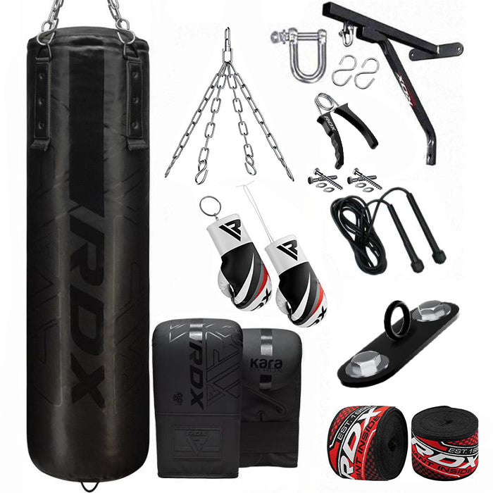 RDX F6 KARA 14-in-1 Punch Bag with Bag Gloves Set