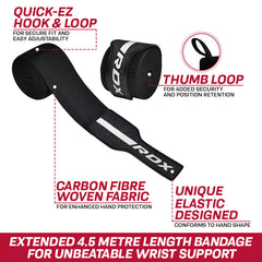 RDX F6 Kara Boxing Hand Wraps