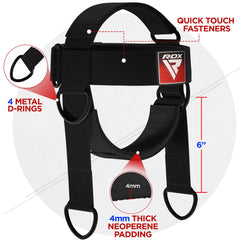 RDX H2 Black Neck Harness For Weight Lifting & Strengthening Exercises