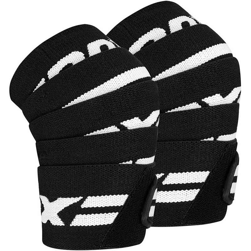 RDX Black Knee Wraps