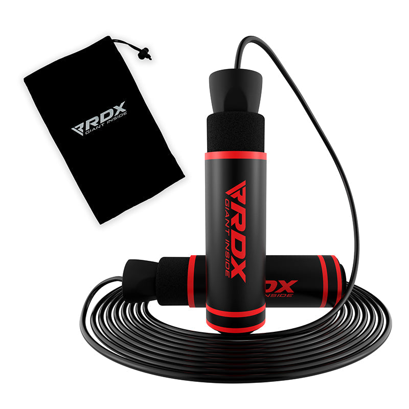 RDX SR Adjustable 10.3ft Non-Slip Memory Foam Soft Handles Skipping Rope