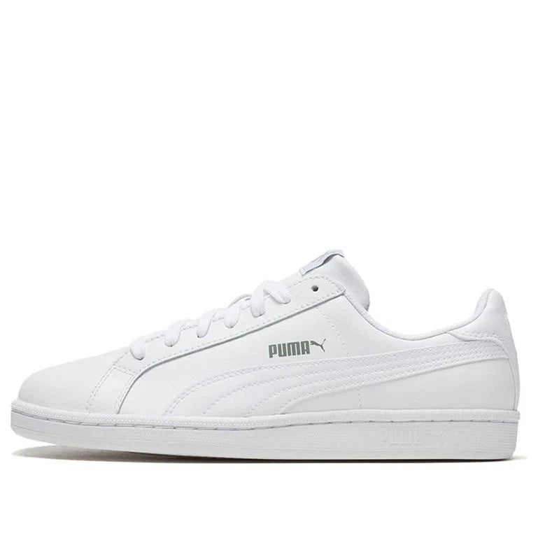 Puma Smash L Leather White Sneakers Trainers Unisex
