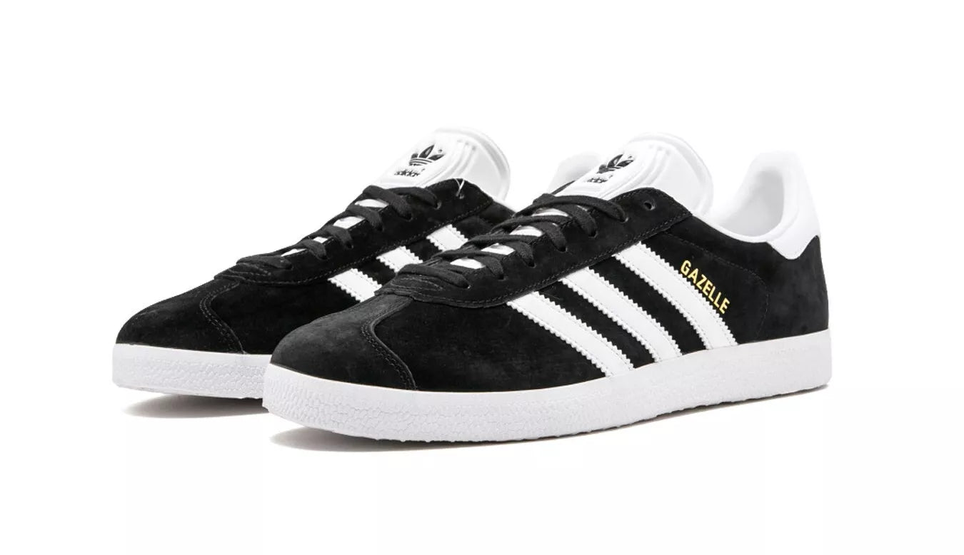 ADIDAS ORIGINALS GAZELLE SHOES BB5476 MEN’S CORE BLACK SNEAKERS TRAINERS UK 10