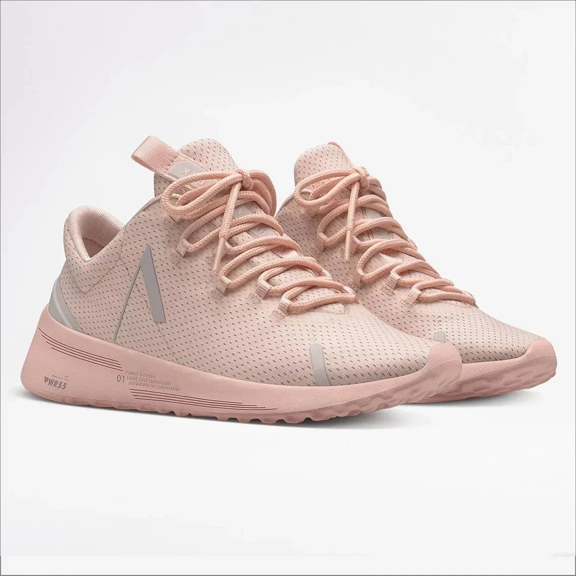 ARKK Copenhagen Axionn Mesh PWR55 Pale Blush Grey Trainers