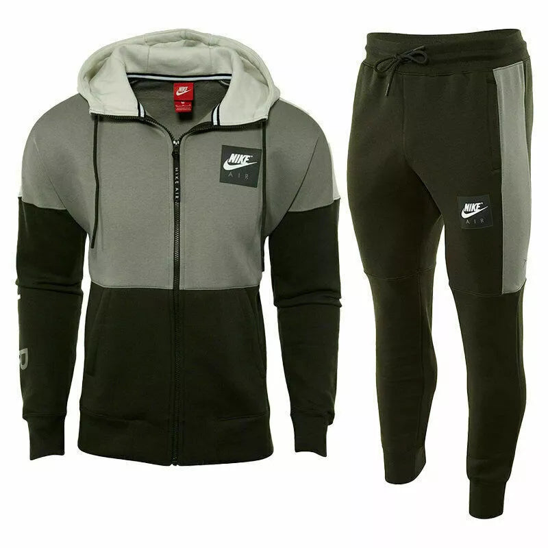 Nike Air Herren Fleece-Trainingsanzug-Set mit Hoodie und Jogginghose