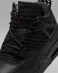 Nike Air Jordan 4 Net Women’s Shoes – Black / Metallic Silver