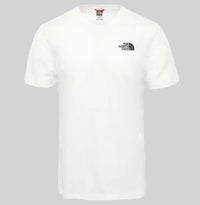 The North Face Men's Simple Dome T-Shirt 100% Cotton White Tee