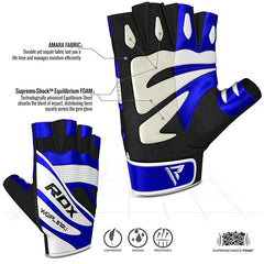 RDX S10 Concept Leather Gym Gloves