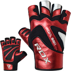 RDX S8 Bold Leather Gym Gloves