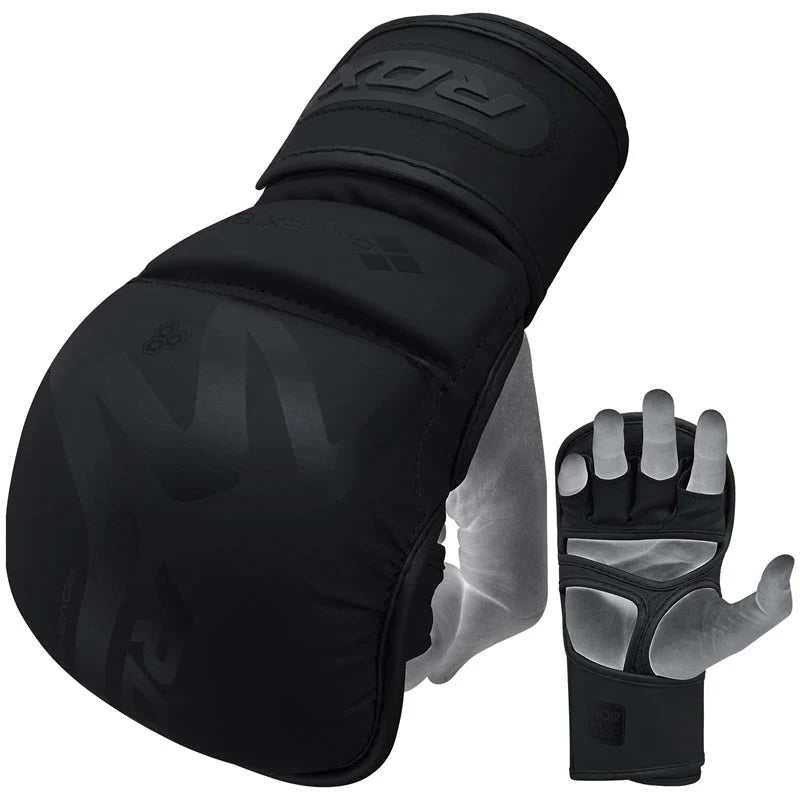RDX T15 Noir MMA Sparring Gloves – 7oz