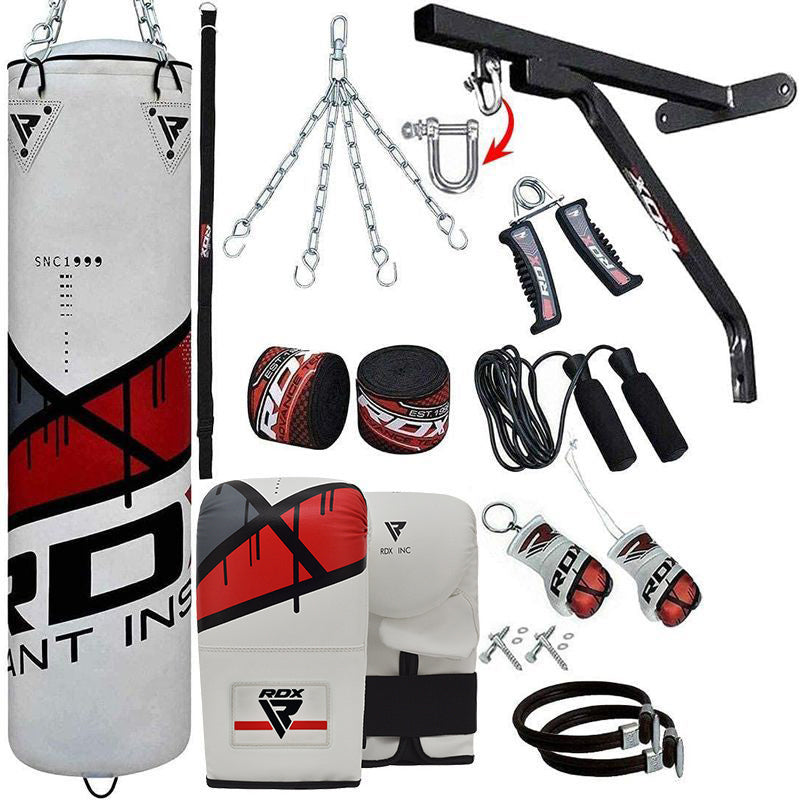 RDX F7 17-in-1 Ego 4ft / 5ft Heavy Boxing Punch Bag & Mitts Set