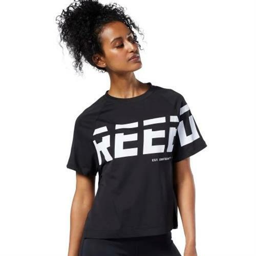 Reebok Women's Workout Ready Meet You There Graphic T-Shirt