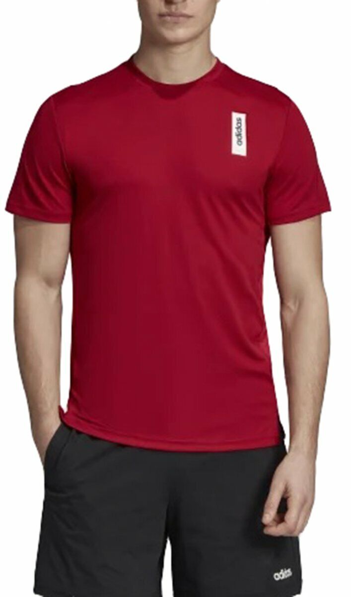 Adidas Brilliant Basics T-shirt Burgundy Sports Fitness