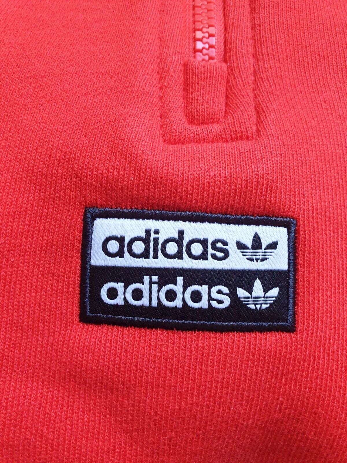 Adidas Originals Women's Cropped Sweatshirt Red