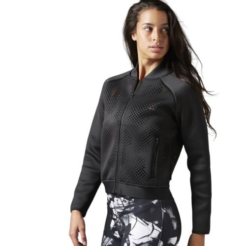Reebok women's Cardio Workout Full zip Sweatshirt Jacket