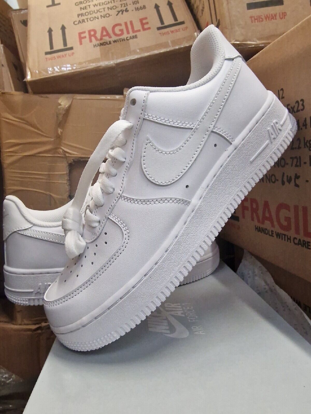 Nike Air Force 1 '07 Mens Womens Trainers Triple White