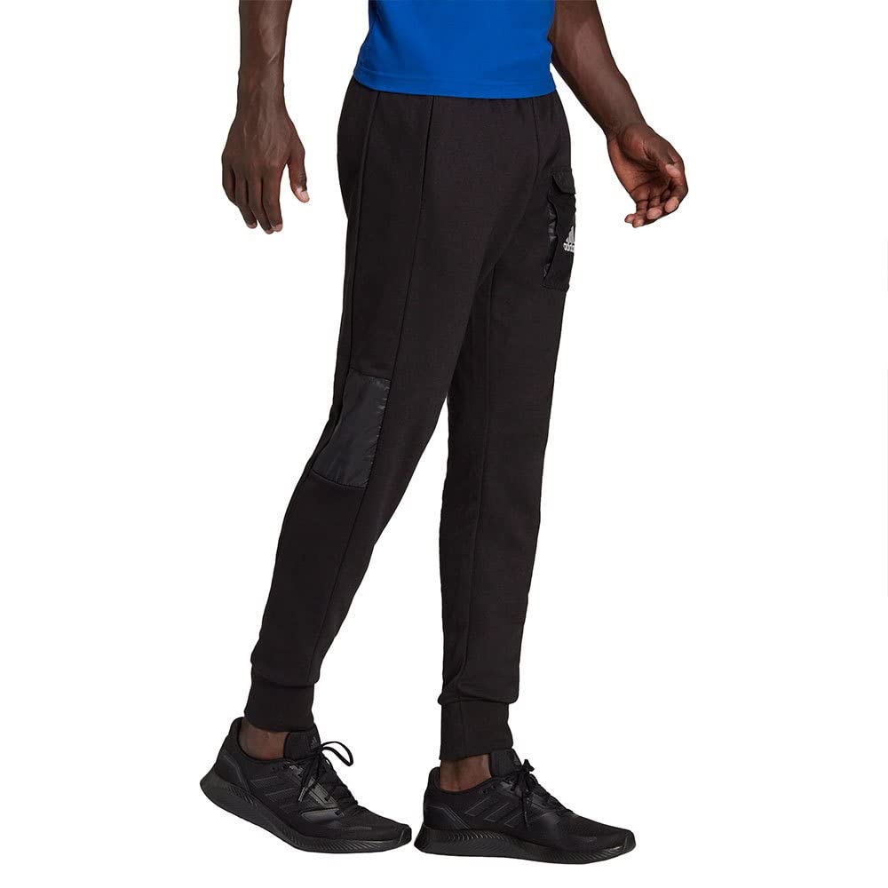 adidas Men's M BL FT PT Pants, Black, XL