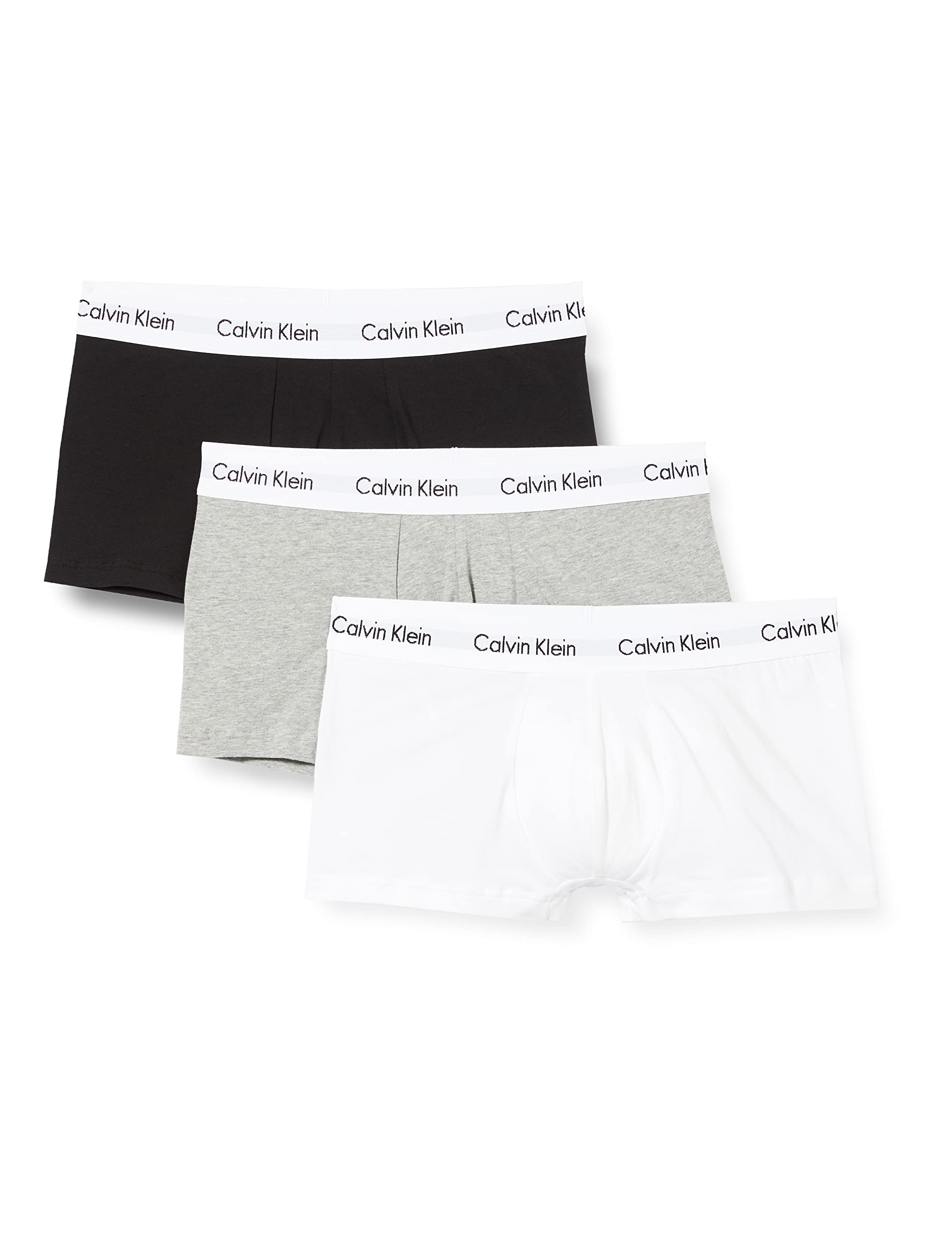 Calvin Klein Men's 3 Pack Low Rise Trunks