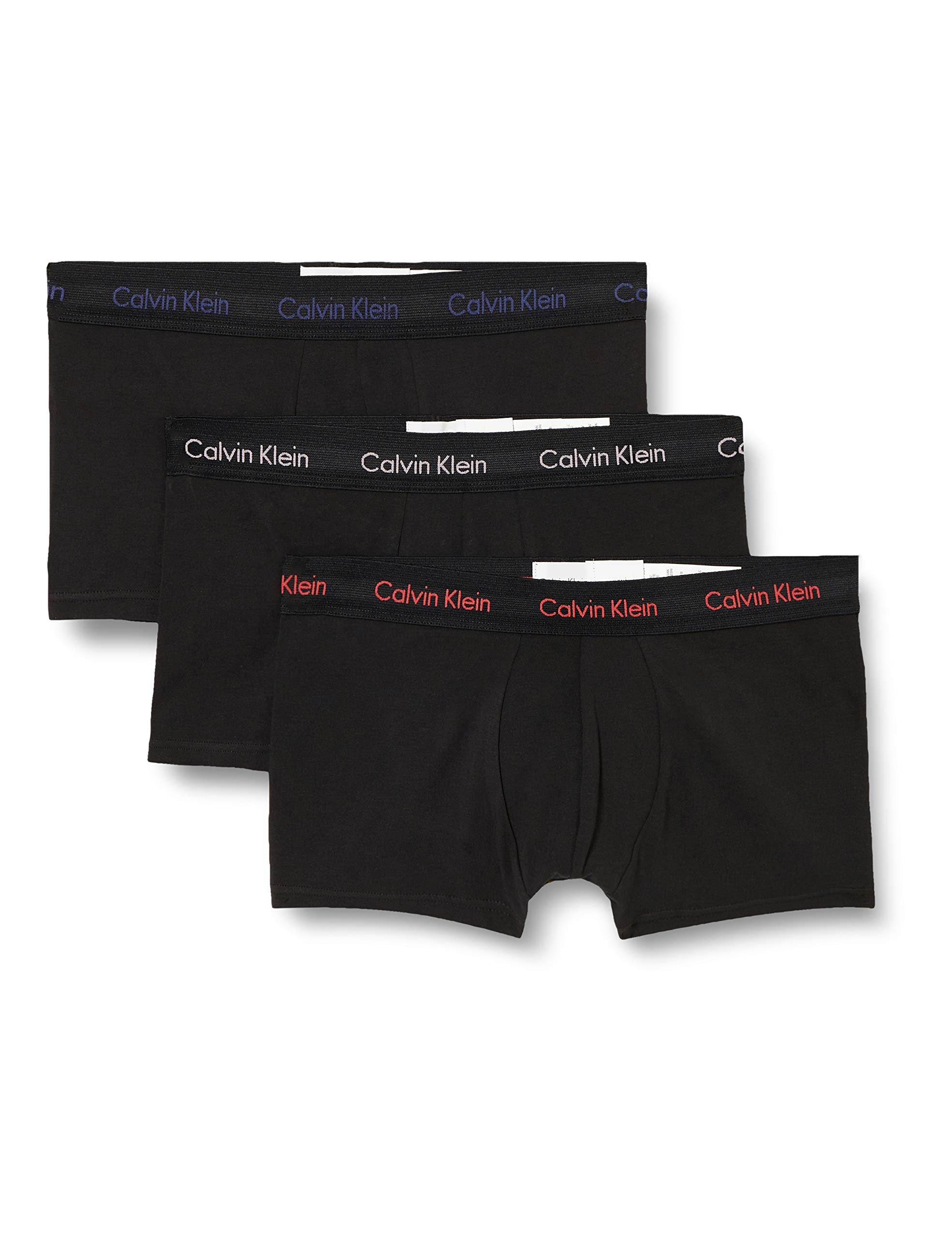 Calvin Klein Men's 3 Pack Low Rise Trunks